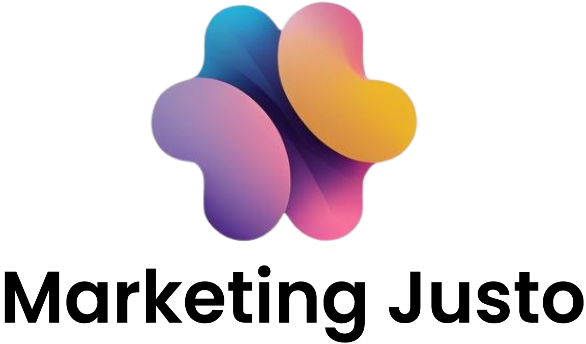 Logo Marketing Justo- Agência Digital